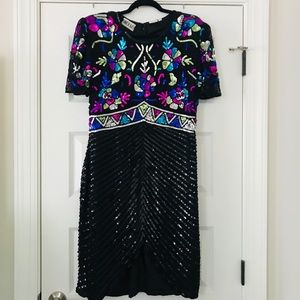 Vintage Sequin Cocktail Dress